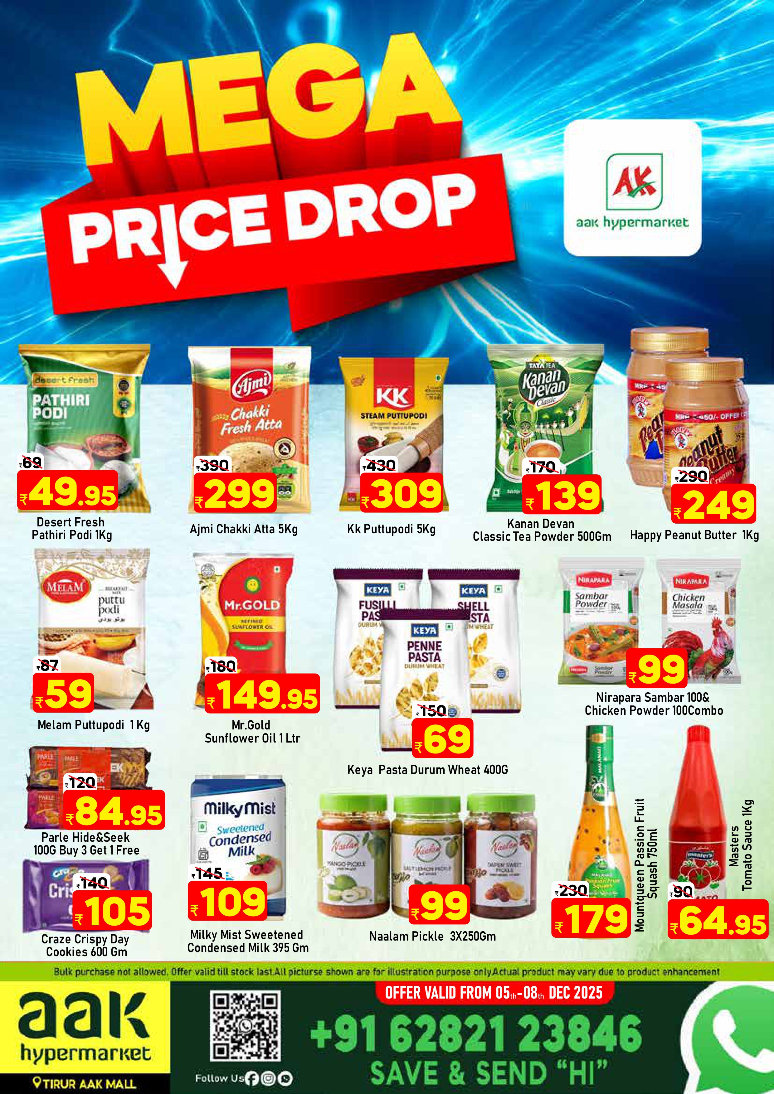 Aak Hypermarket Mega Price Drop Sale