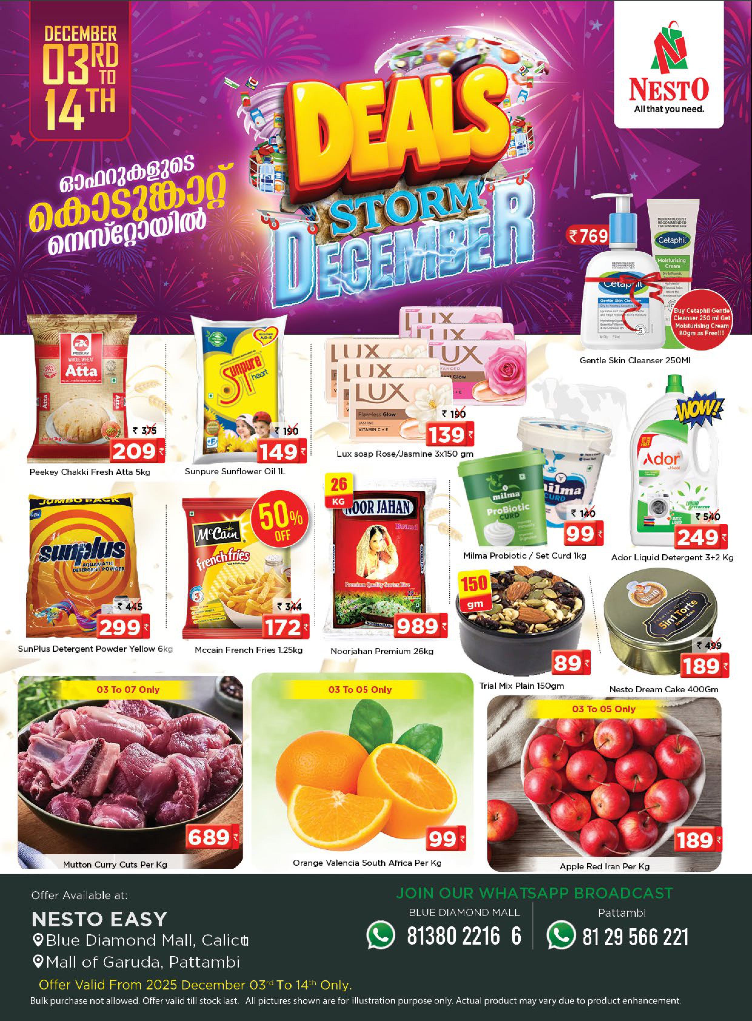 Nesto's Mega December Sale Is Live! Unbeatable Deals Across Groceries, Homeware, Fashion & More.