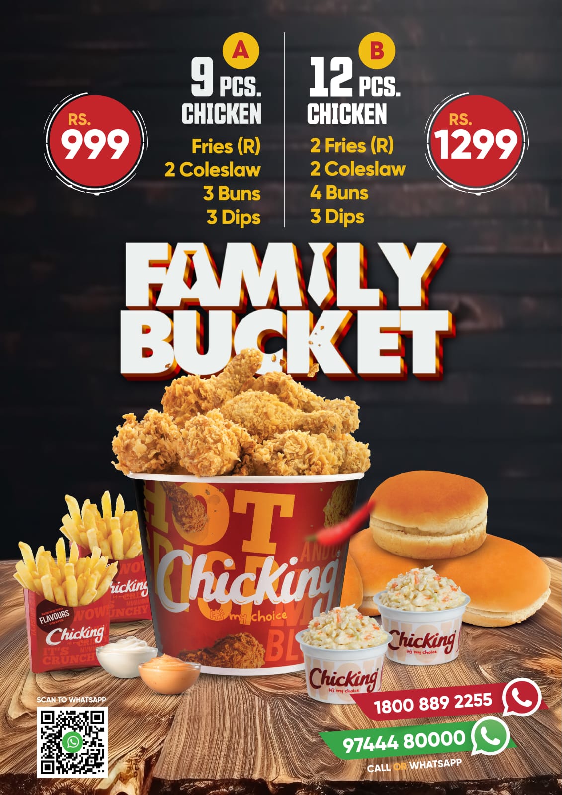 Feast Together with Chicking’s Family Mega Meals – Starting at Just ₹999!
