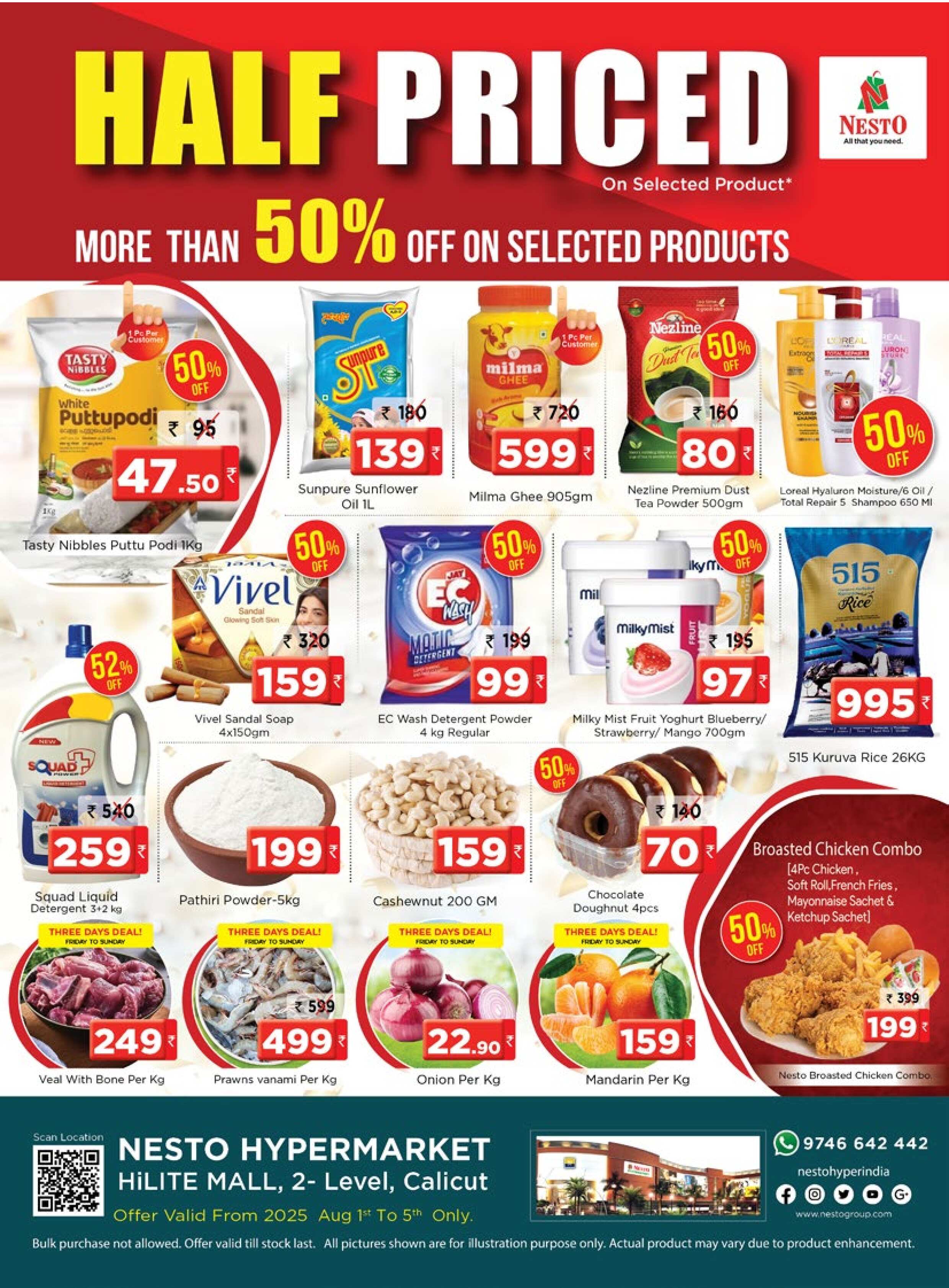 Half Prices @ Nesto HiLite Mall Calicut!