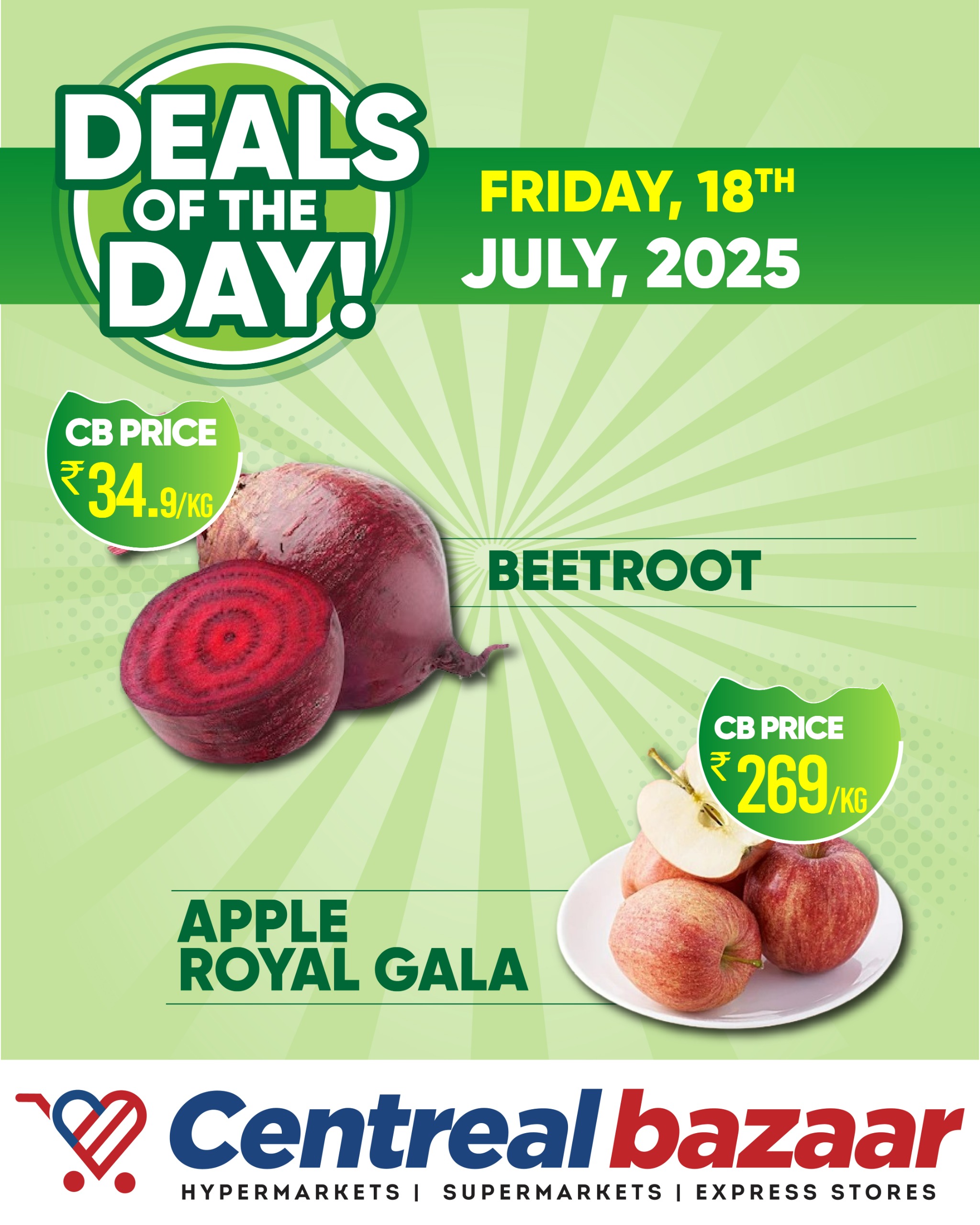 Deals Of The Day @ Centreal Bazaar!