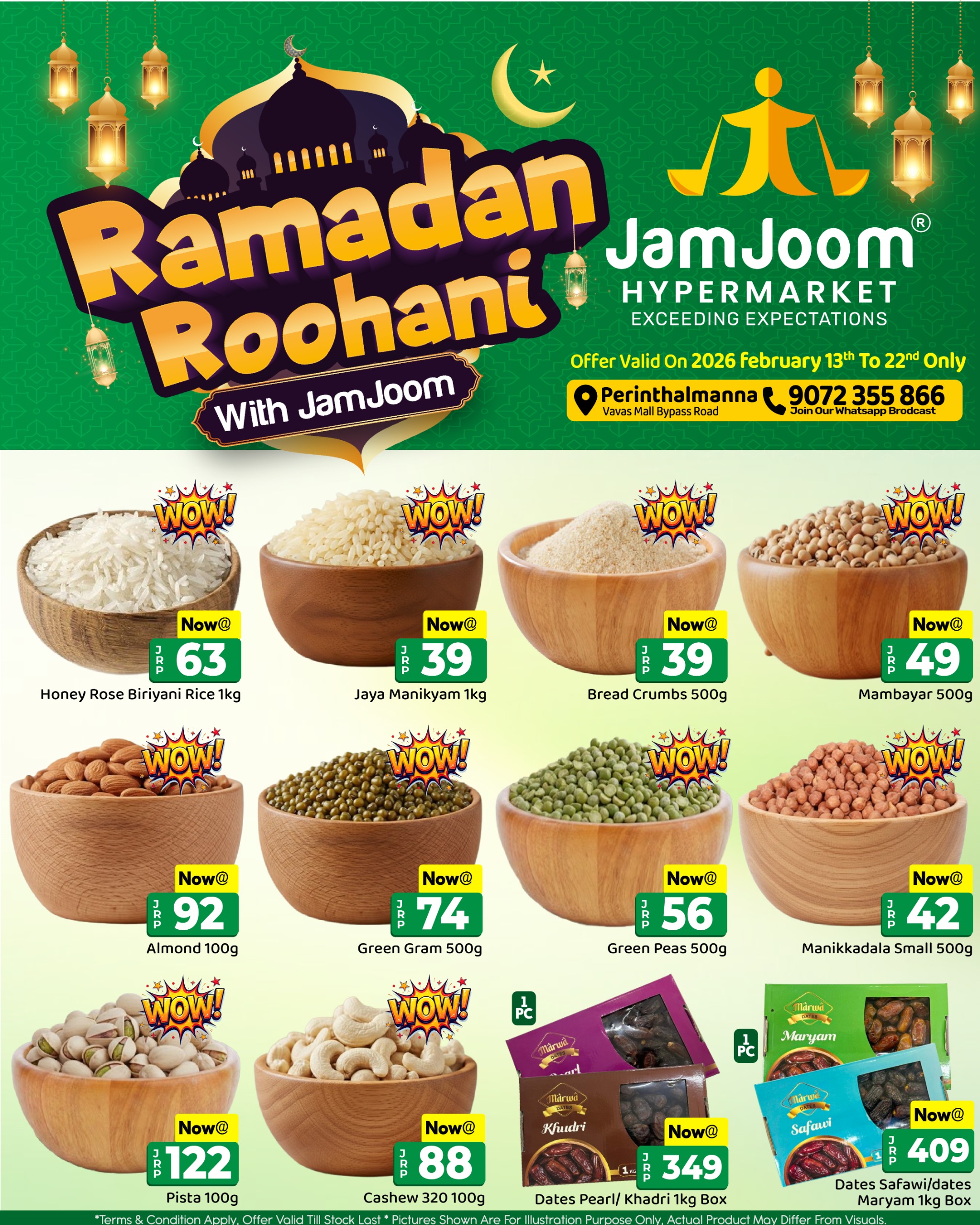 Ramadan Offers at JamJoom , Perinthalmanna