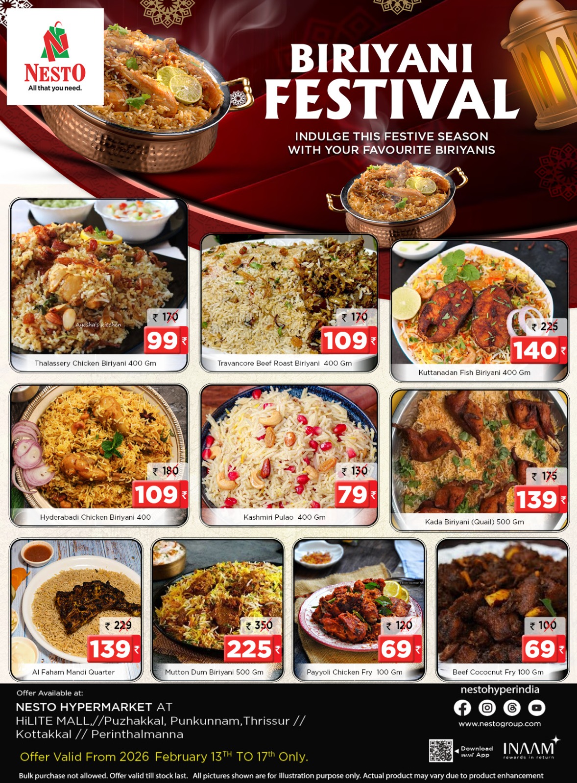 Nesto 5days Biriyani Festival started