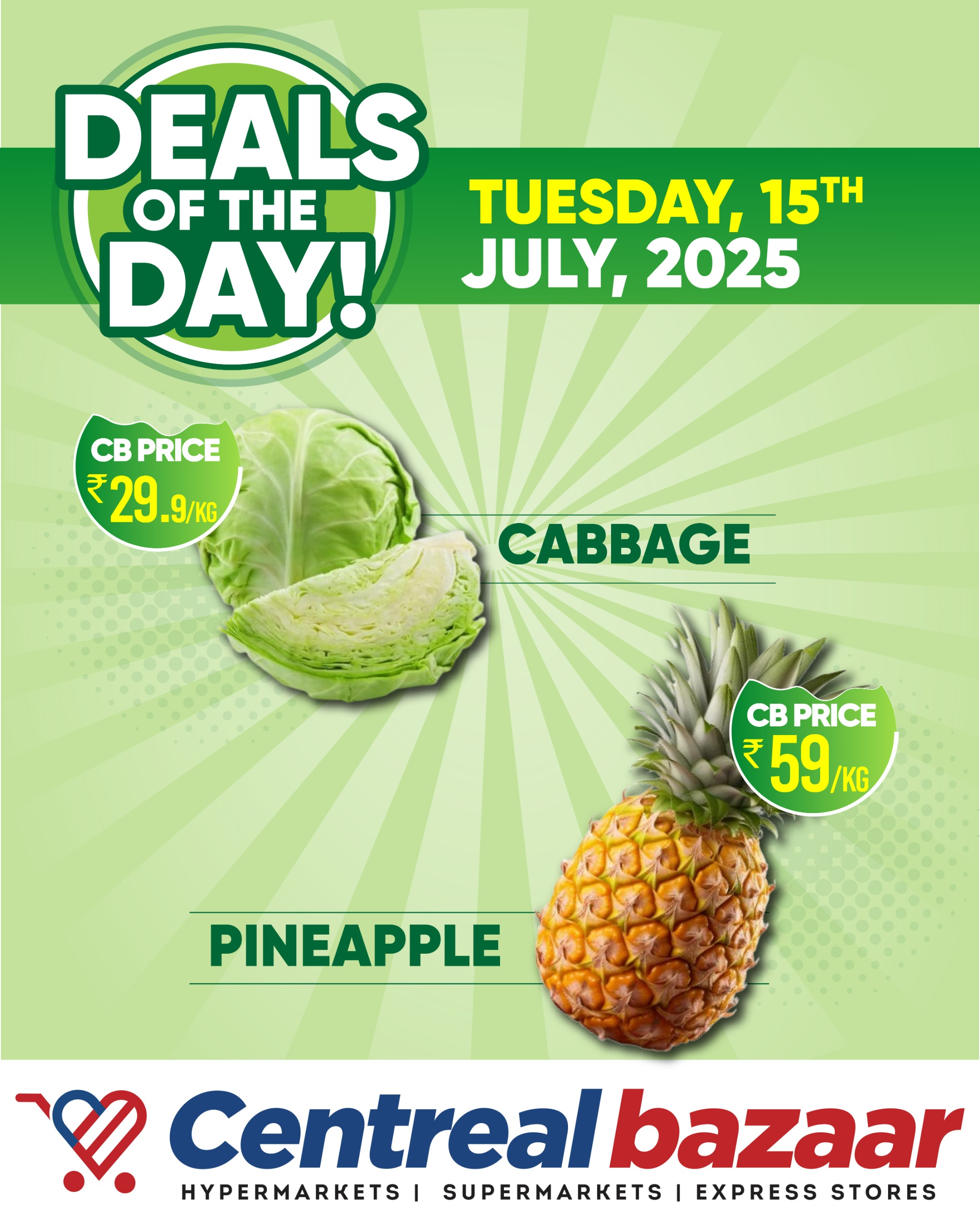 Deals Of The Day @ Centreal Bazaar!