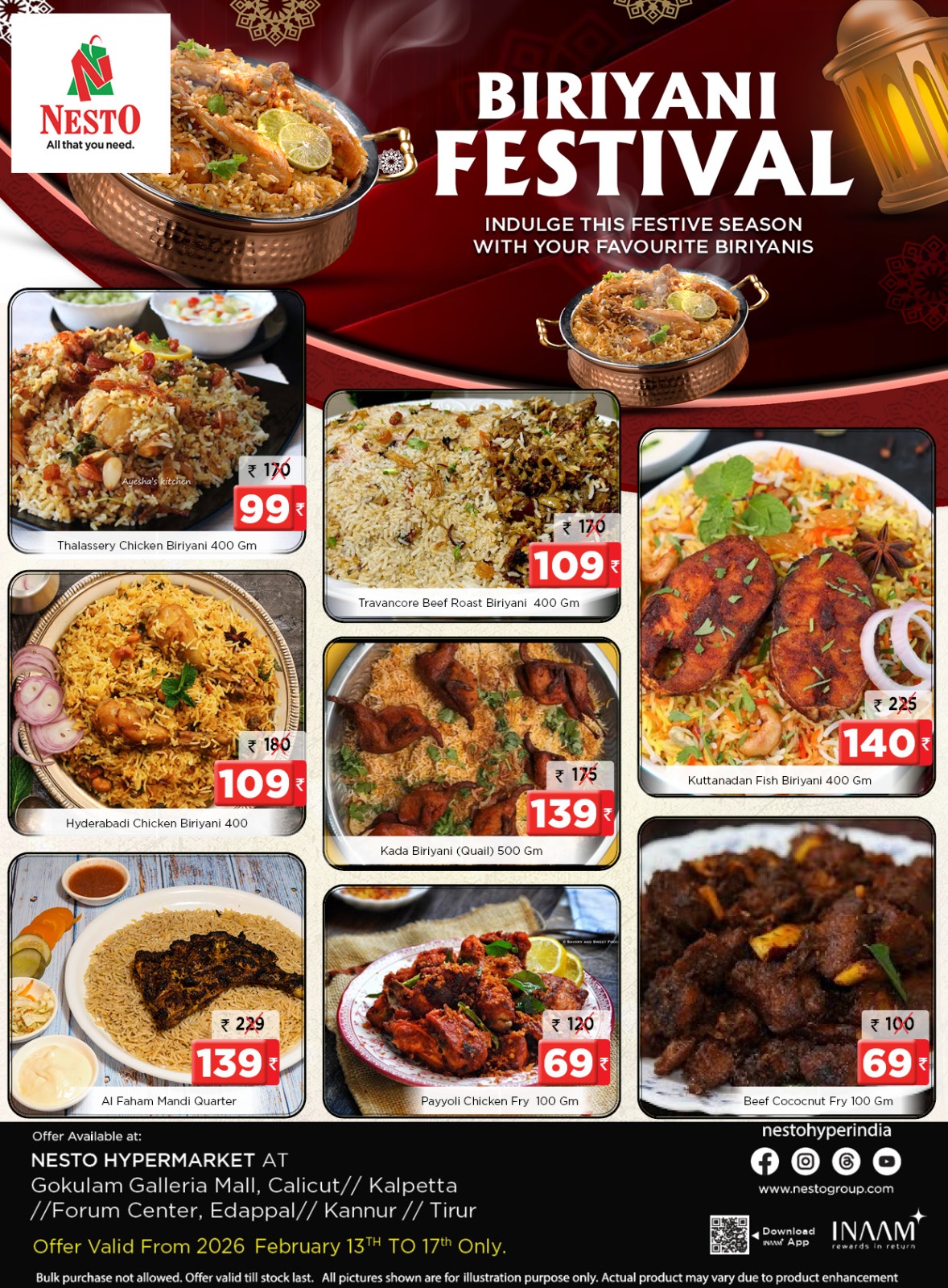 Nesto Biriyani Festival started