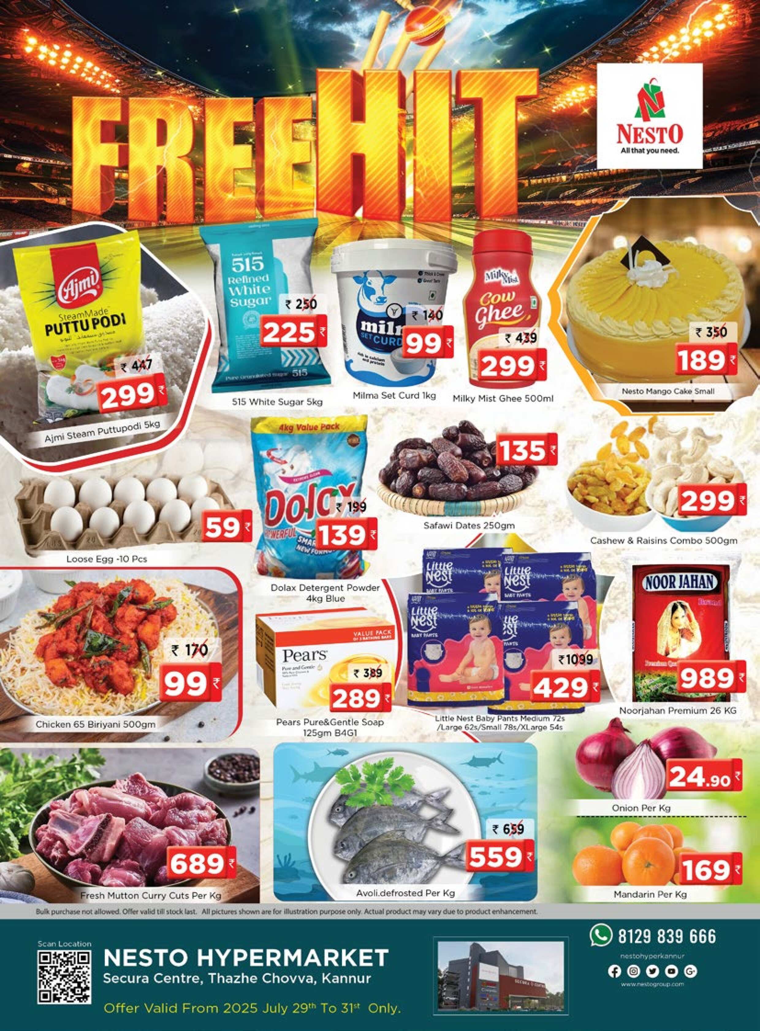 FREE HIT OFFERS @ NESTO KANNUR!