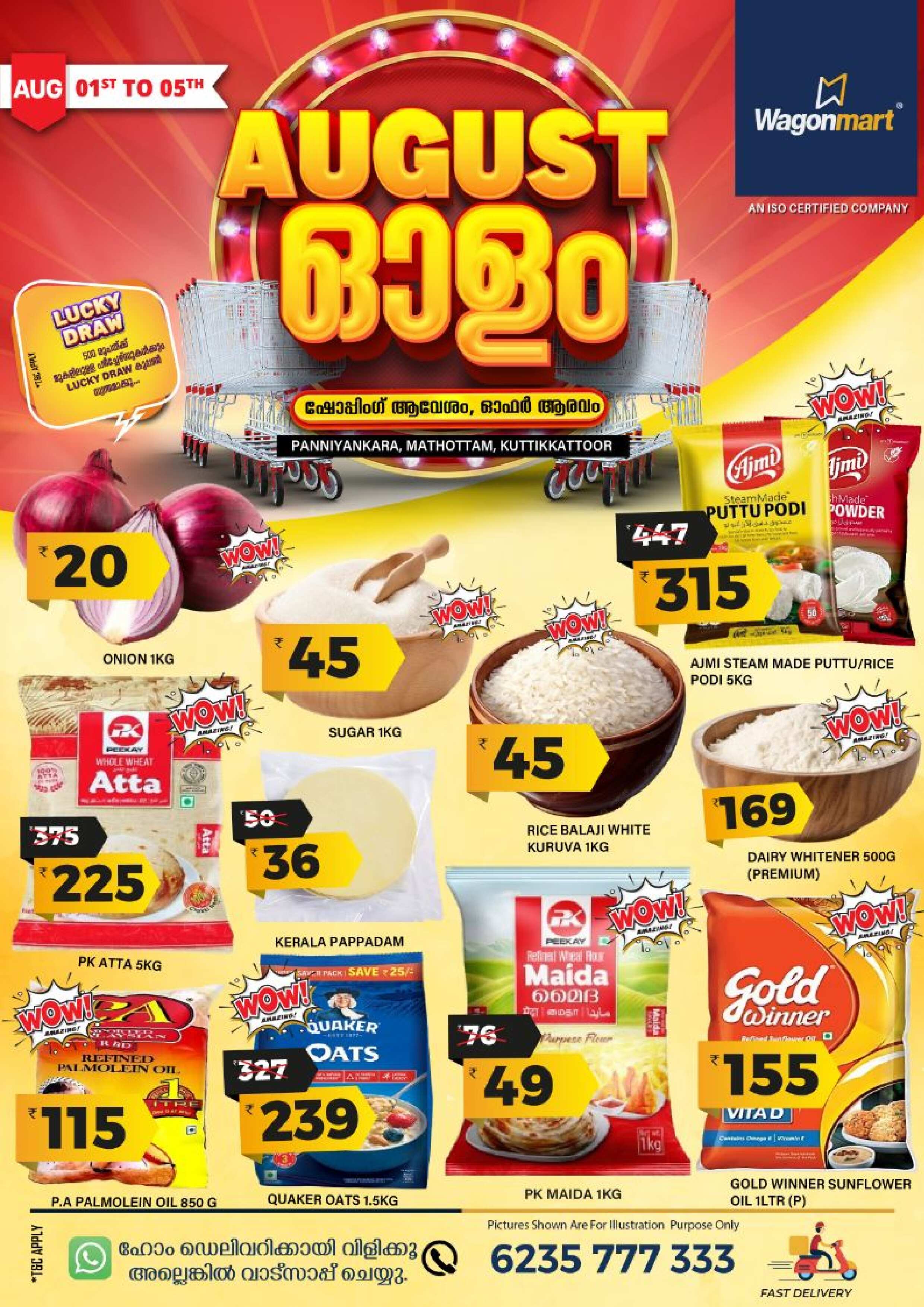 AUGUST OFFER BLAST at Wagonmart!