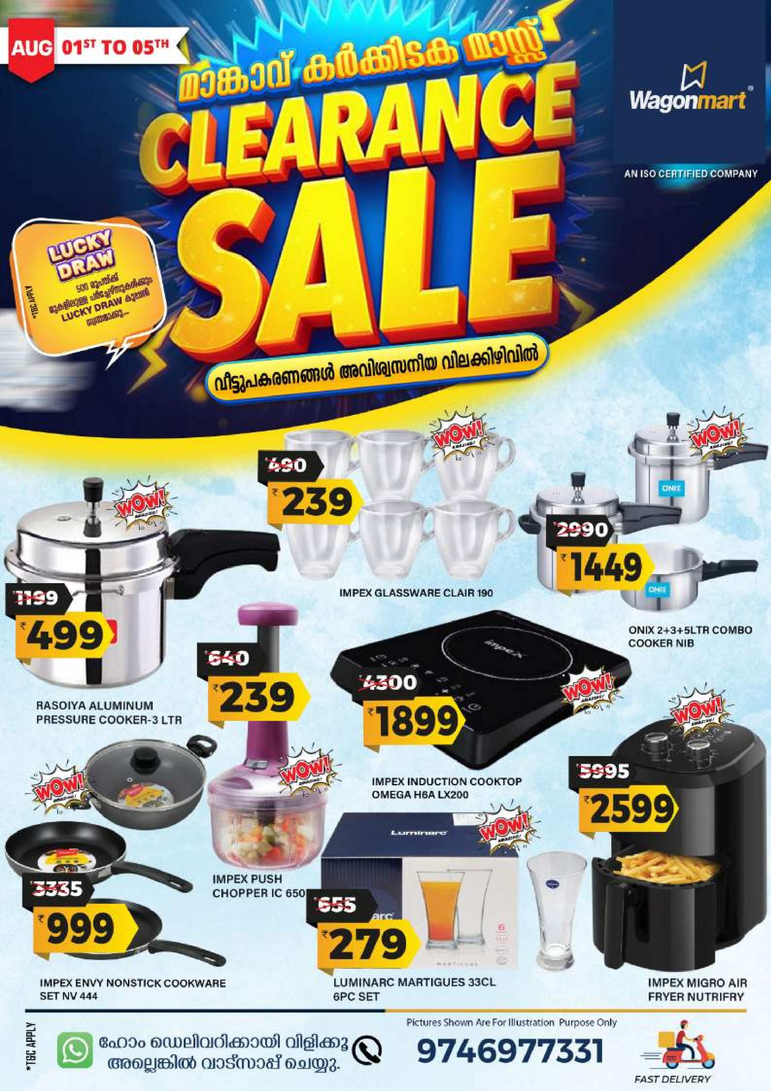 Mega Clearance Sale @ Wagonmart!