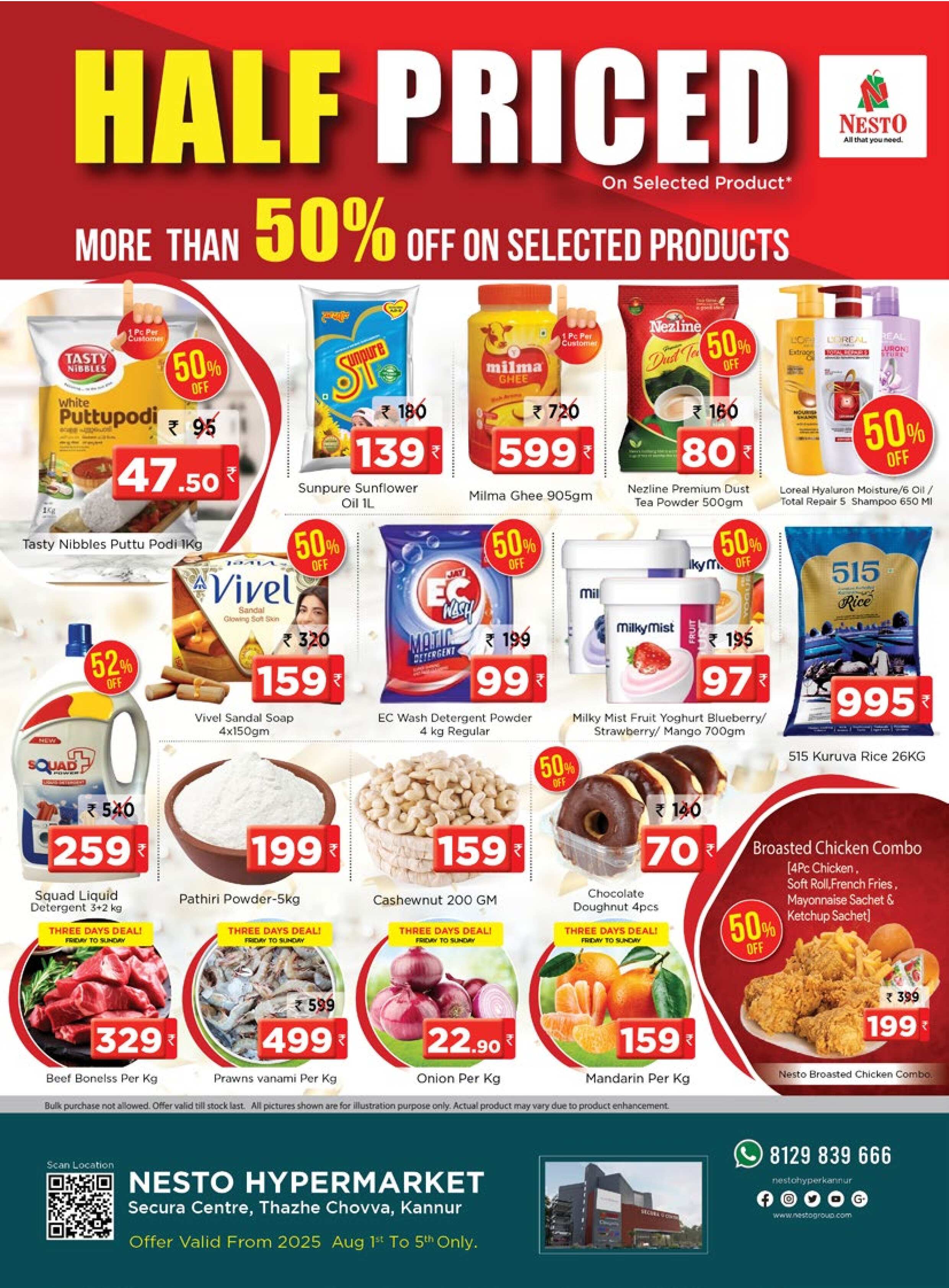 Half Prices @ Nesto ThazheChovva Kannur!