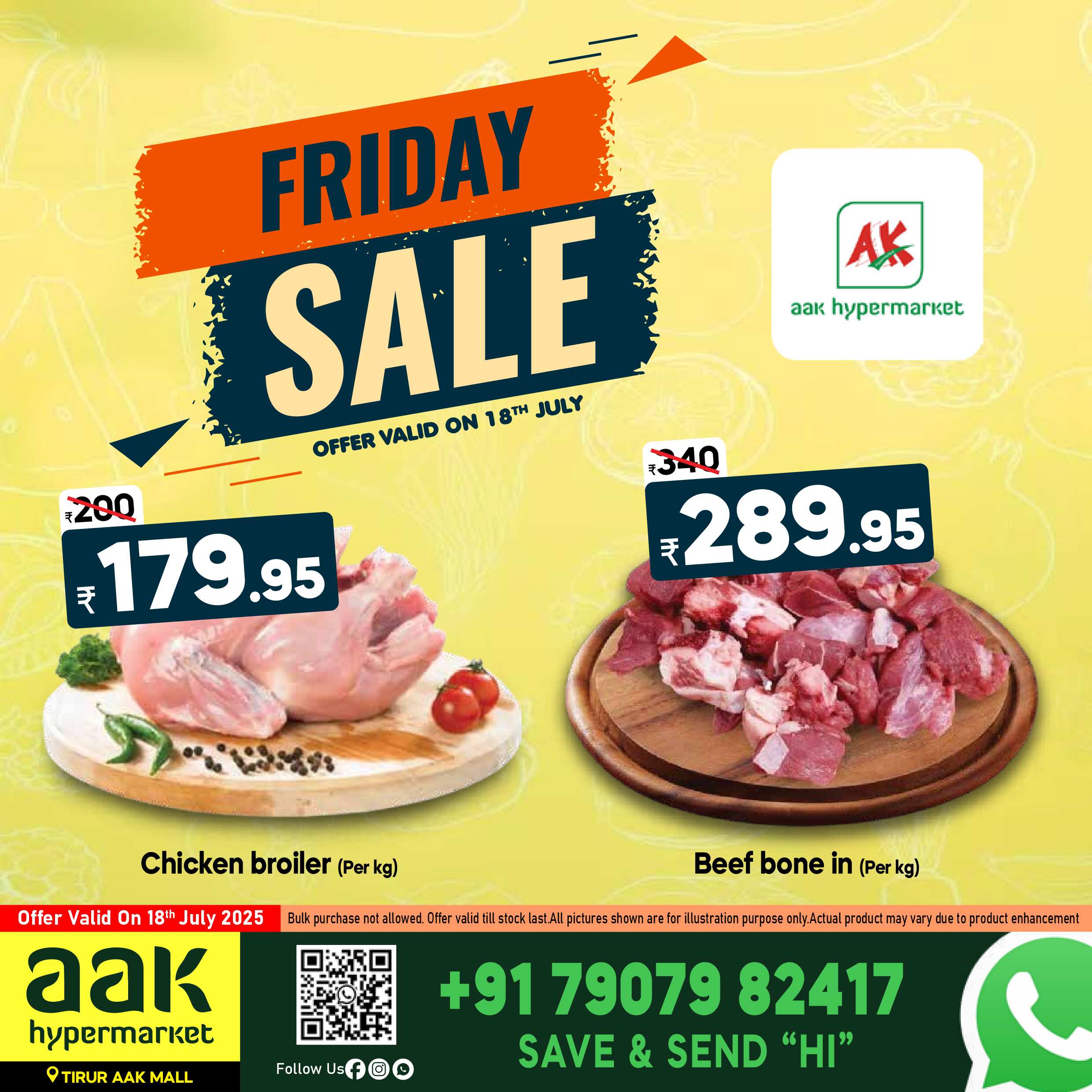 Friday Sale @ AAK Tirur!