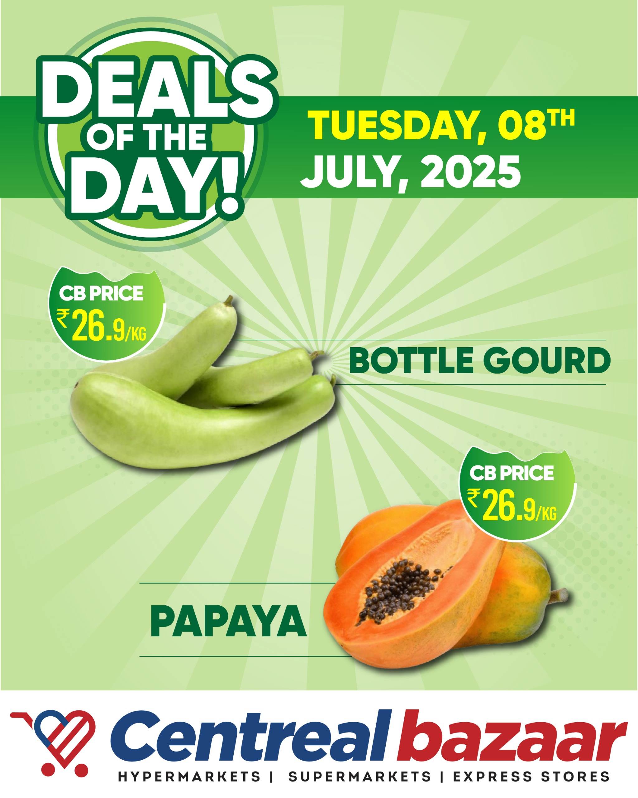 Deals Of The Day @ Centreal Bazaar!