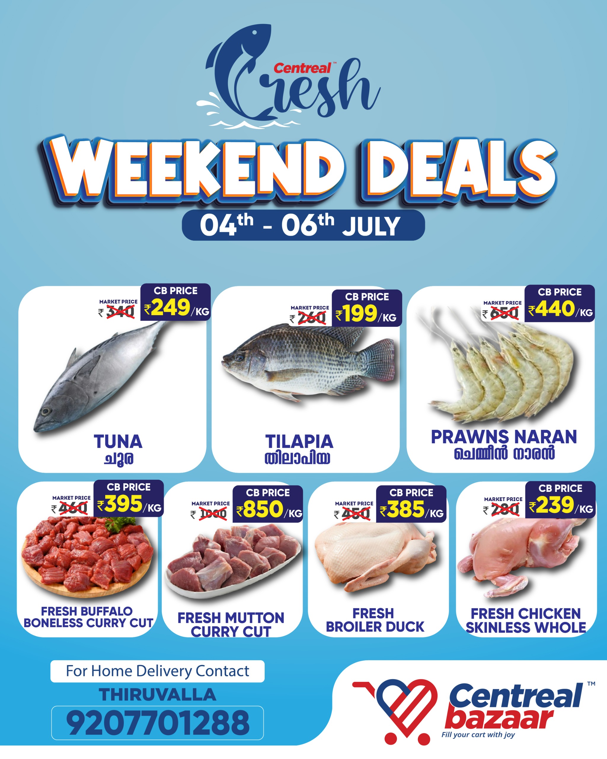 Centreal Bazaar Fresh Fish Weekend Deals