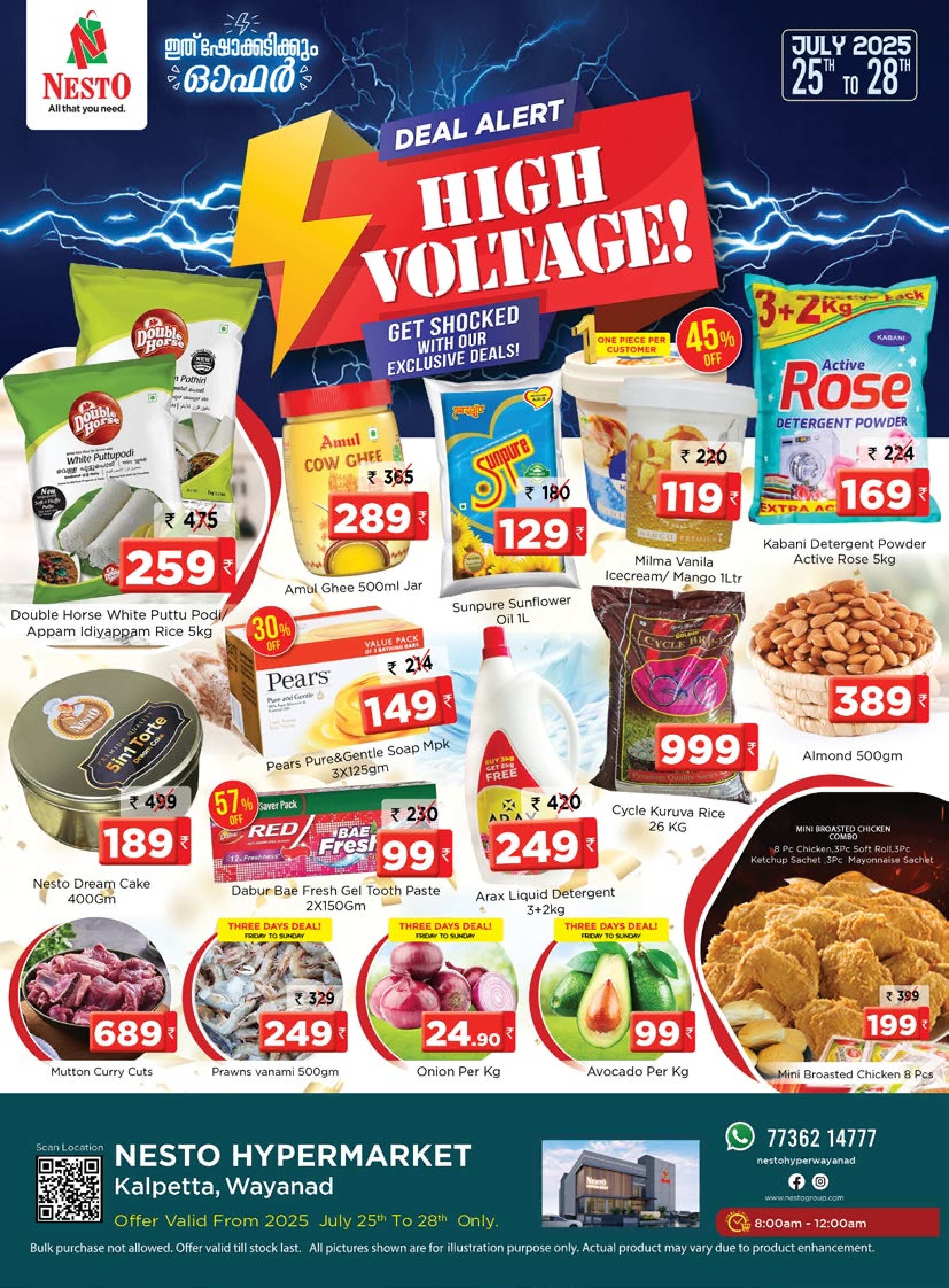 High Voltage Deals at Nesto Kalpetta