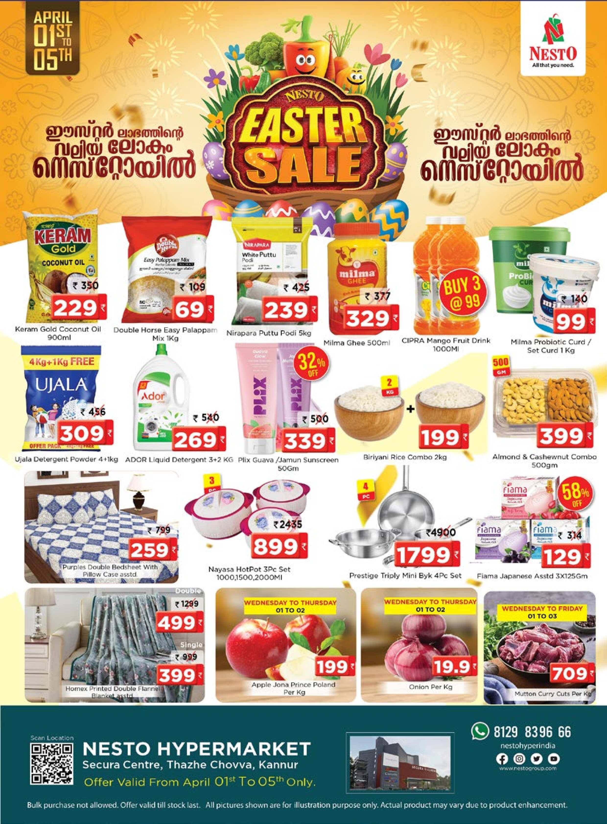 Easter Sale at Nesto Hypermarket Kannur